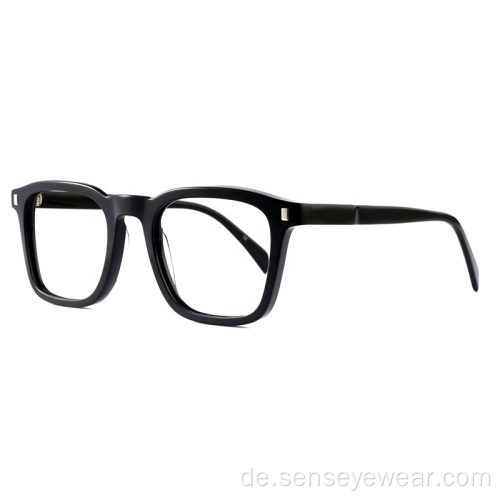 Benutzerdefinierte Logo Mode optische Brille Acetat Brillenrahmen